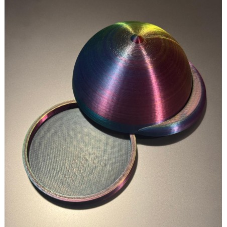 Bombe d'équitation boite