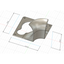 Équerre porte tuyau fumées