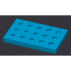 Jauge pour aimants 5X2