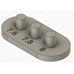Jauge pour les roulements 806	diam int
