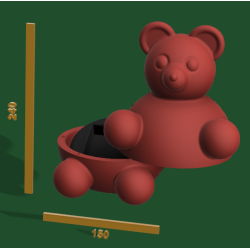 Nounours écrin bijoux